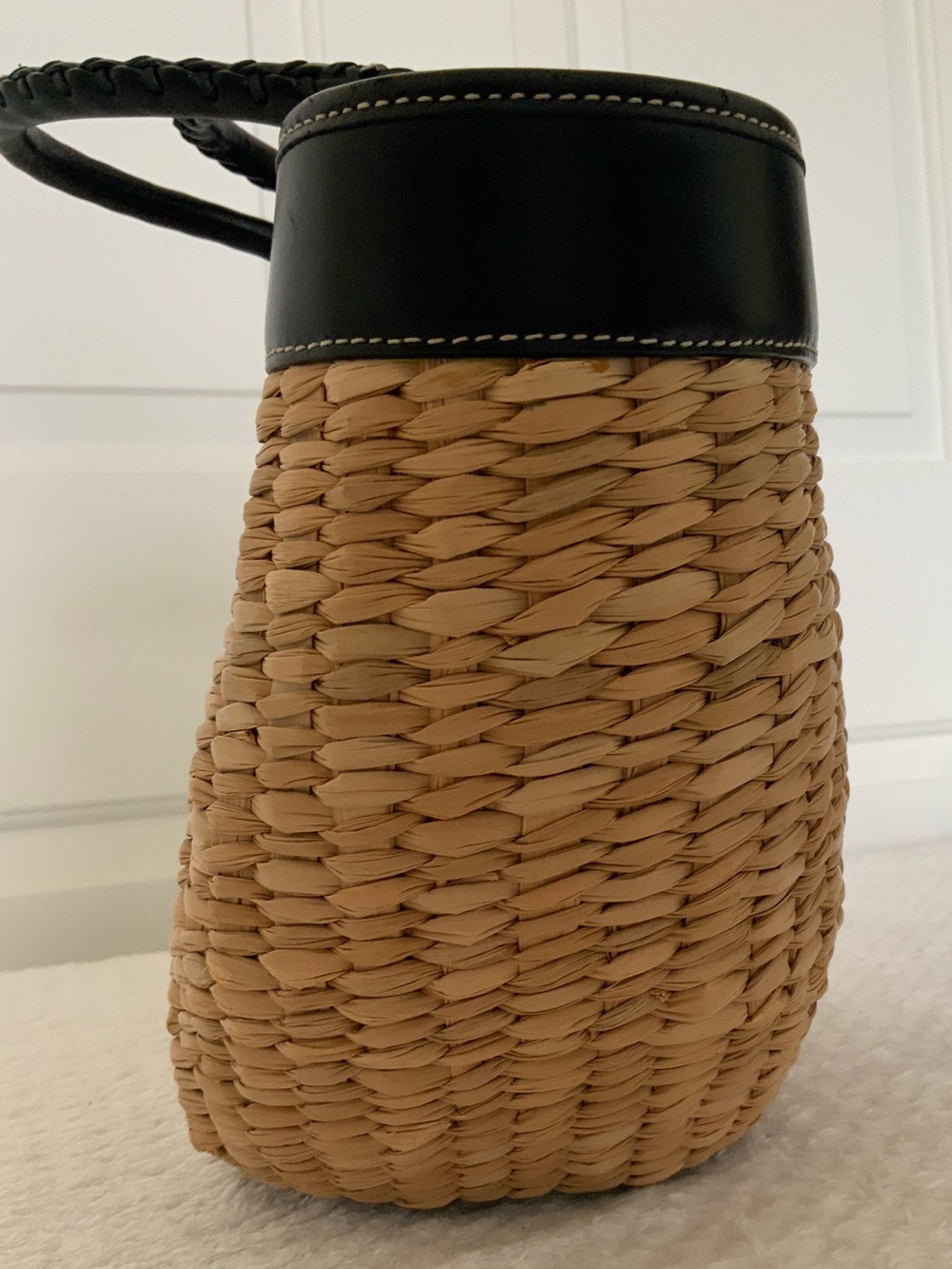 Coach Vintage Soho Straw Tote - Picture 4 of 13